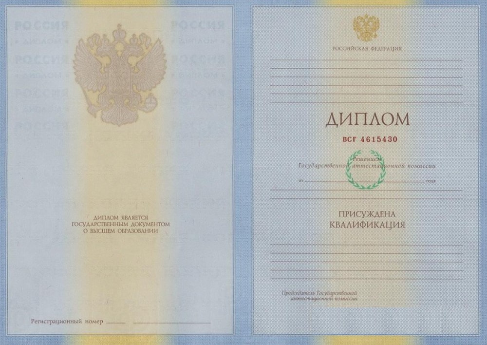 Диплом специалиста 2004-2009 года